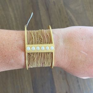 Spartina 449 Adjustable Gold Cuff NWT